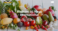 Desktop Screenshot of hage-international.nl