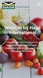 Mobile Screenshot of hage-international.nl